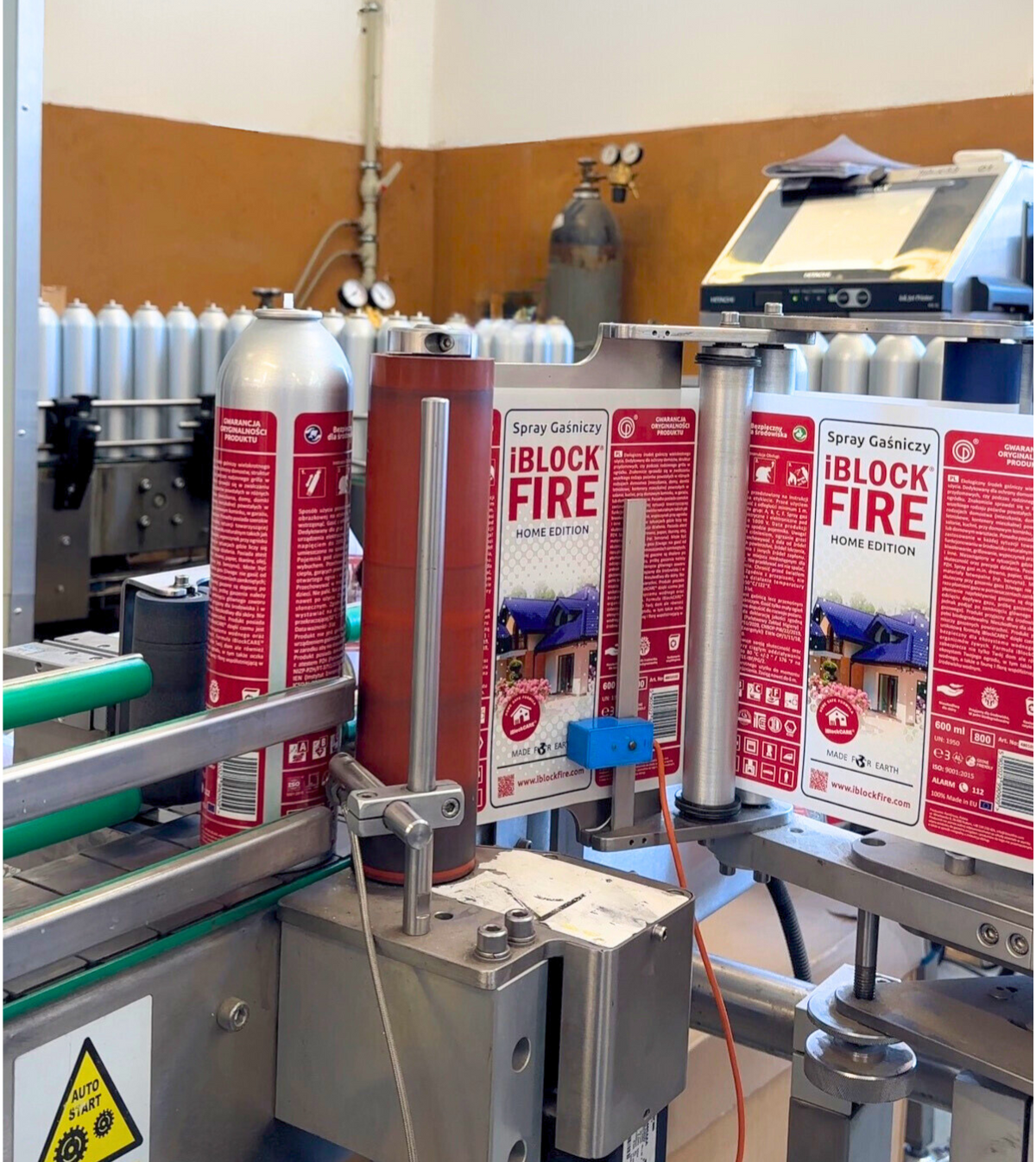 Produkcja sprayu gaśniczego