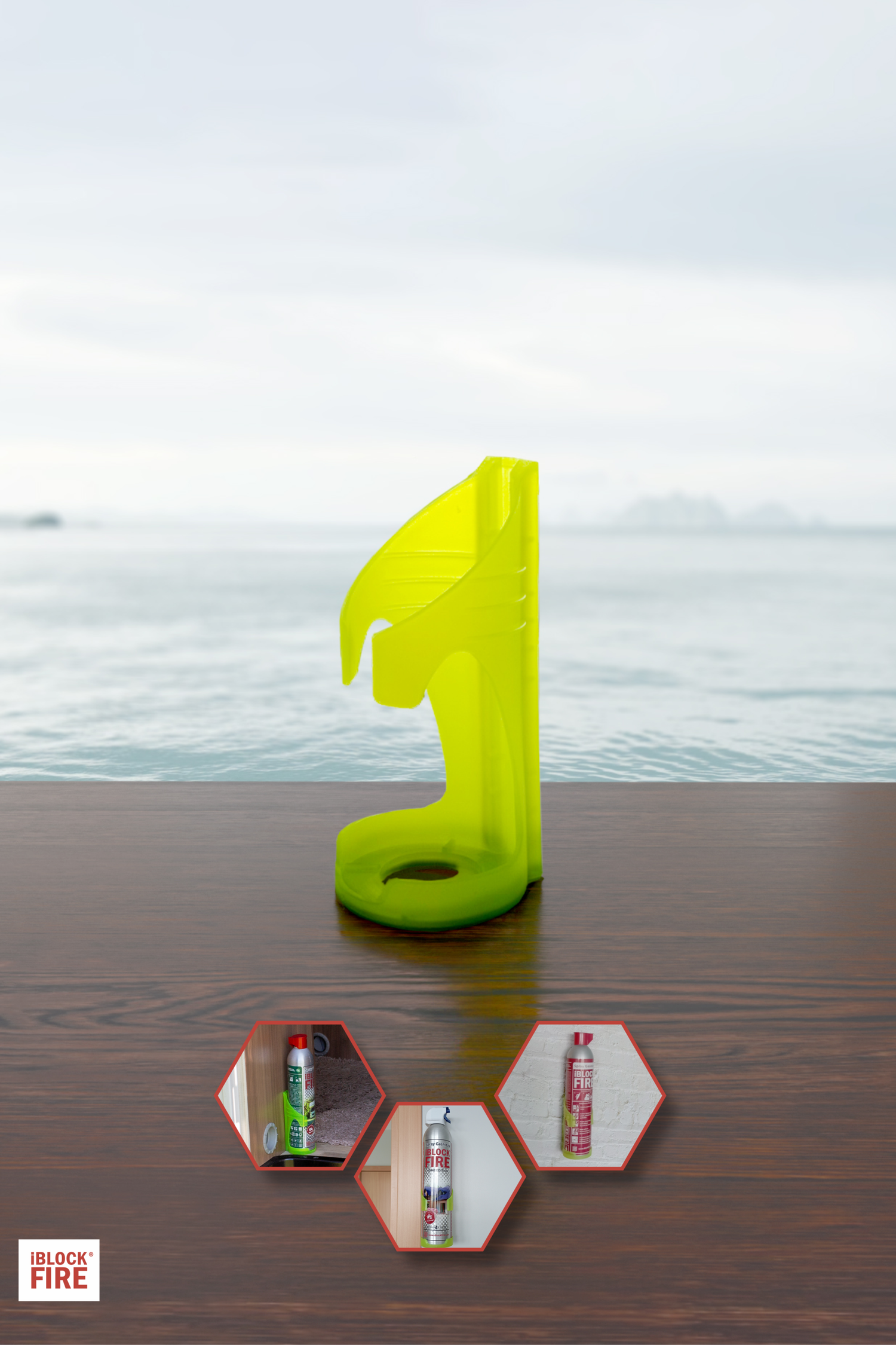 Uchwyt na Spray Gaśniczy iBlockFIRE